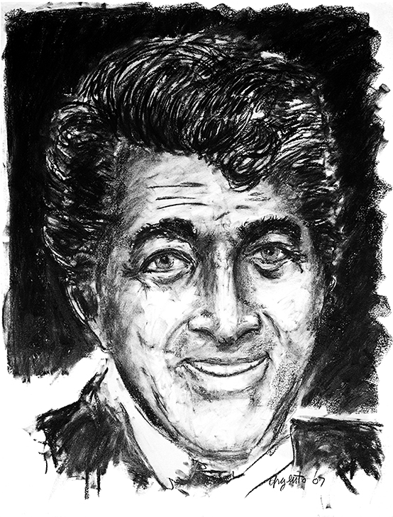 554x730 dean martin drawing frank argento - Dean Martin Drawing