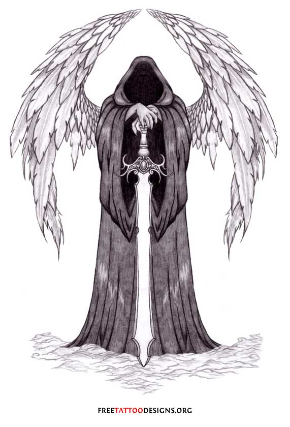 Death Angel Drawing at PaintingValley.com | Explore collection of Death ...