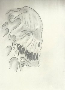 216x300 Death Angel Drawings - Death Angel Drawing