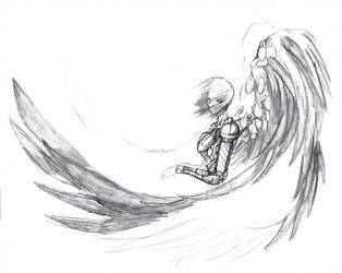 314x250 Death Angel Sketch - Death Angel Drawing
