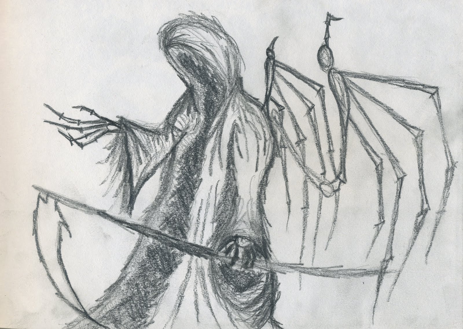 1600x1138 Le Procrastination Nation Angel Of Death - Death Angel Drawing