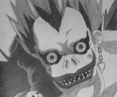 400x330 Death Note Ryuk Pencil Drawing - Death Drawings
