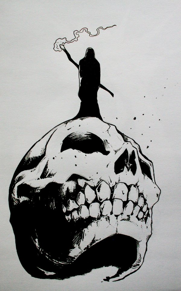 600x962 Death Drawing For Free Download - Death Drawings