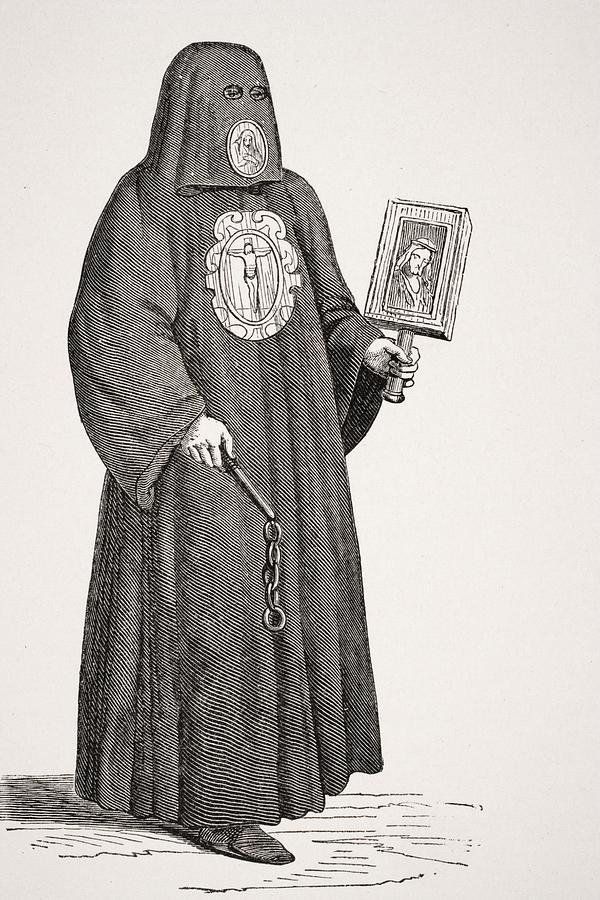 600x900 Member Of The Brotherhood Of Death Drawing - Death Drawings