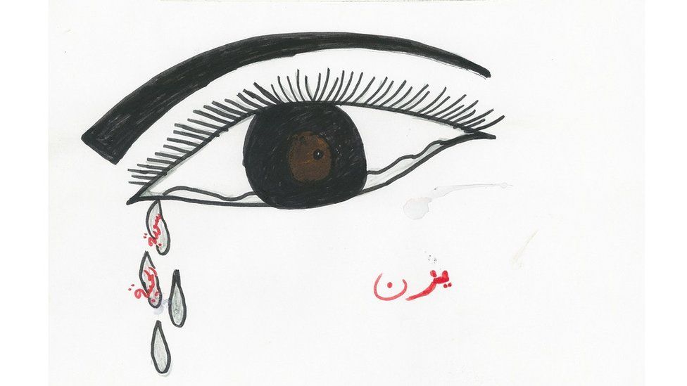 976x549 Syria War Child's Eye Drawings Of Death And Displacement - Death Drawings
