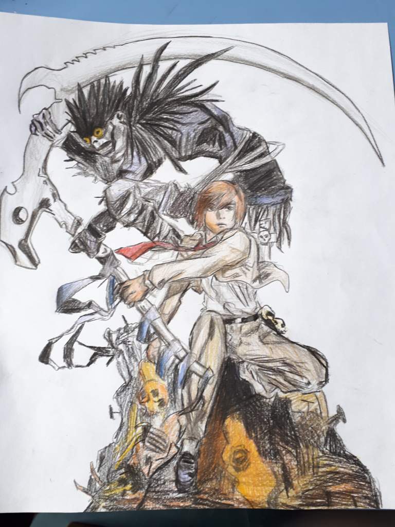 768x1024 Death Note Drawing Art Amino - Death Note Drawings