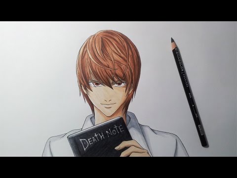 480x360 Drawing Light Yagami - Death Note Drawings