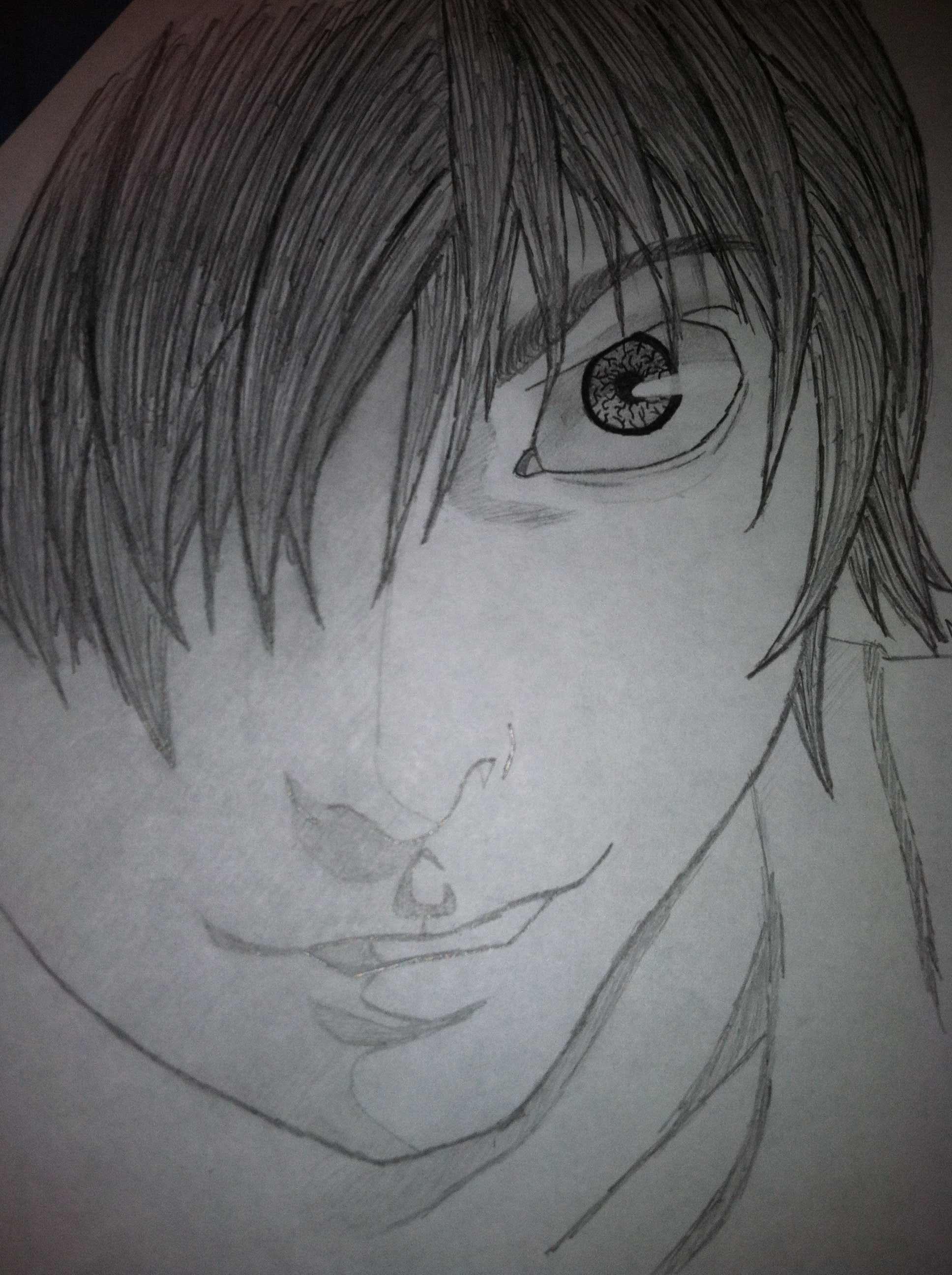 Death Note Drawings at PaintingValley.com | Explore collection of Death ...