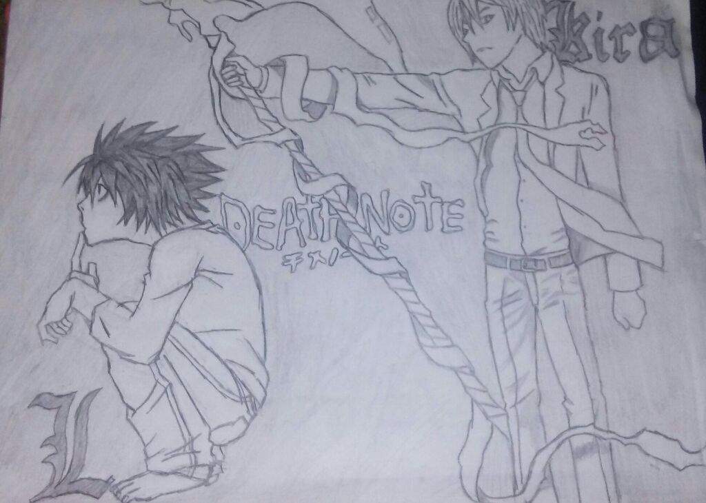 1024x730 Death Note - Death Note Drawings