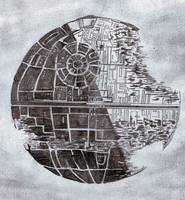 185x200 Stunning Death Star Pencil Drawings And Illustrations For Sale - Death Star Drawing
