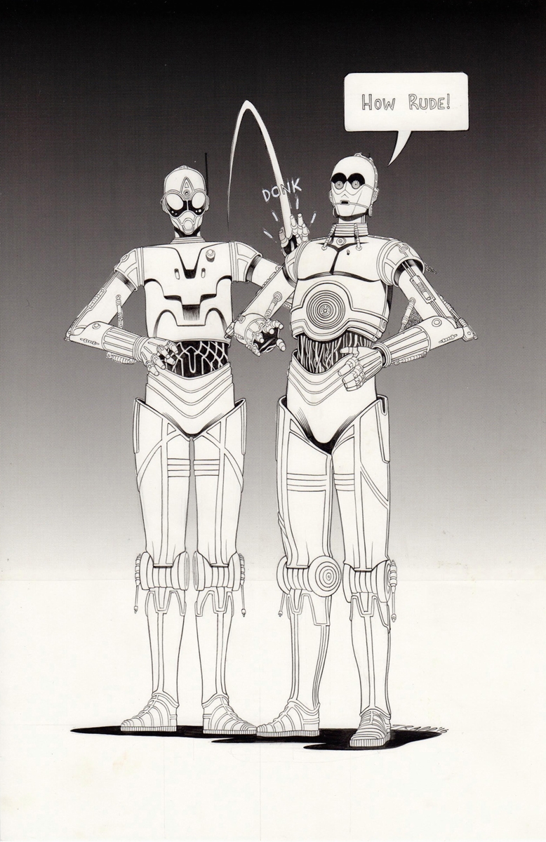 778x1200 Star Wars Death Star Droid C Art - Death Star Line Drawing