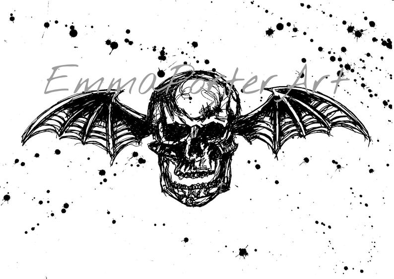 Deathbat Drawing