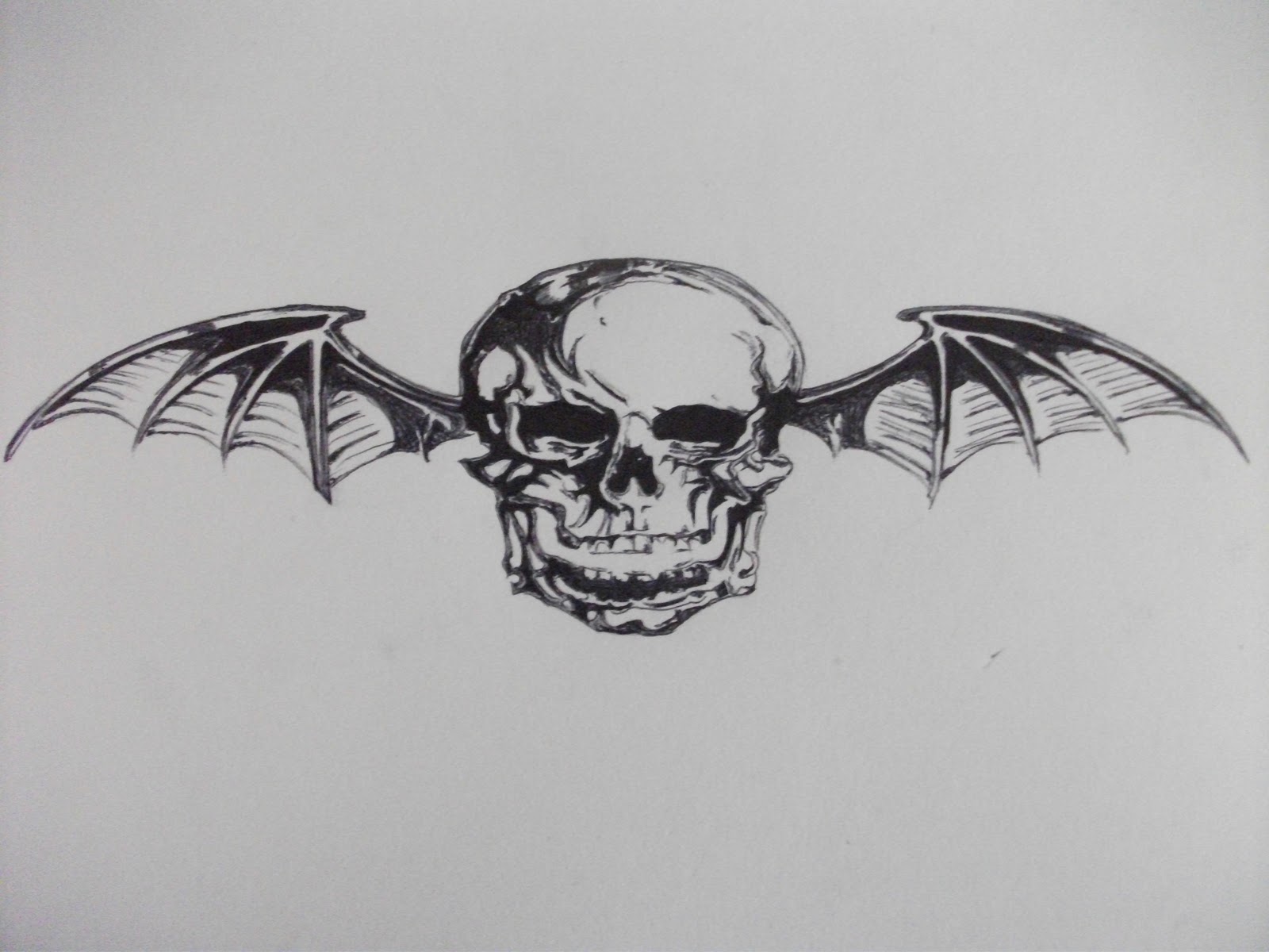 1600x1200 joe's art blog avenged sevenfold deathbat drawing - Deathbat Drawing