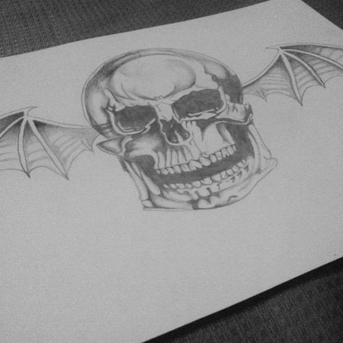 500x500 death bat drawing discovered - Deathbat Drawing