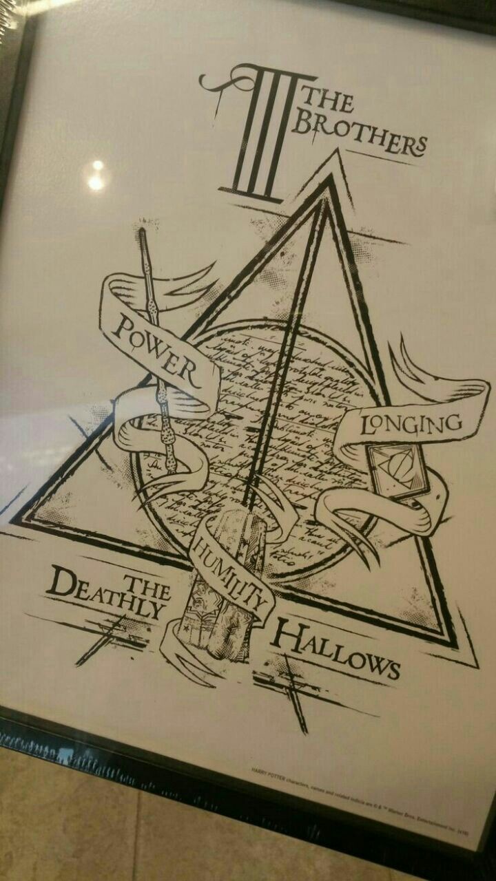 720x1280 the deathly hallows tattoos! harry potter tattoos, harry - Deathly Hallows Drawing