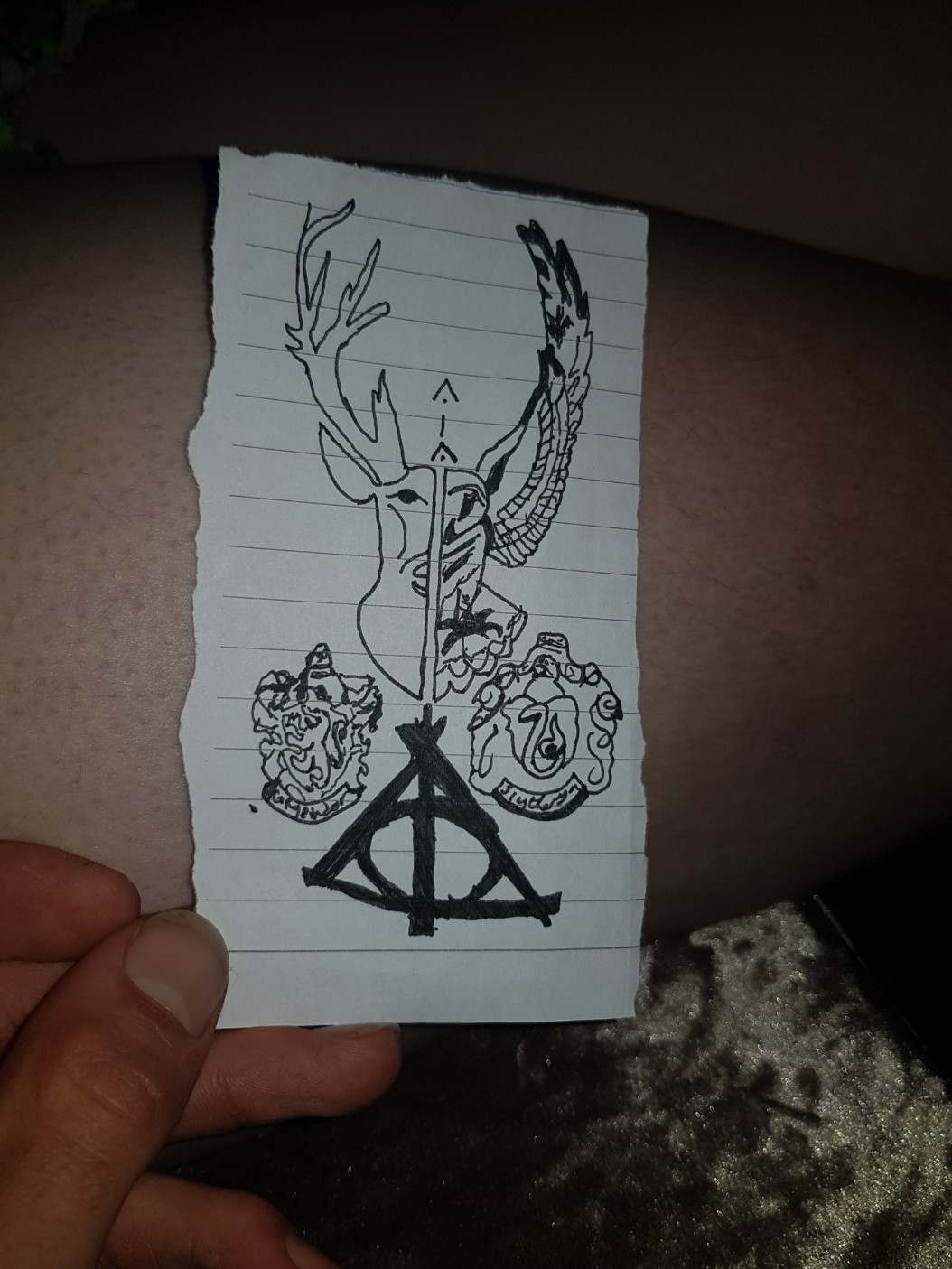 1054x1405 mac rostron can anyone re draw this for me without the deathly - Deathly Hallows Drawing