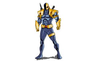 300x200 How To Draw Deathstroke - Deathstroke Drawing