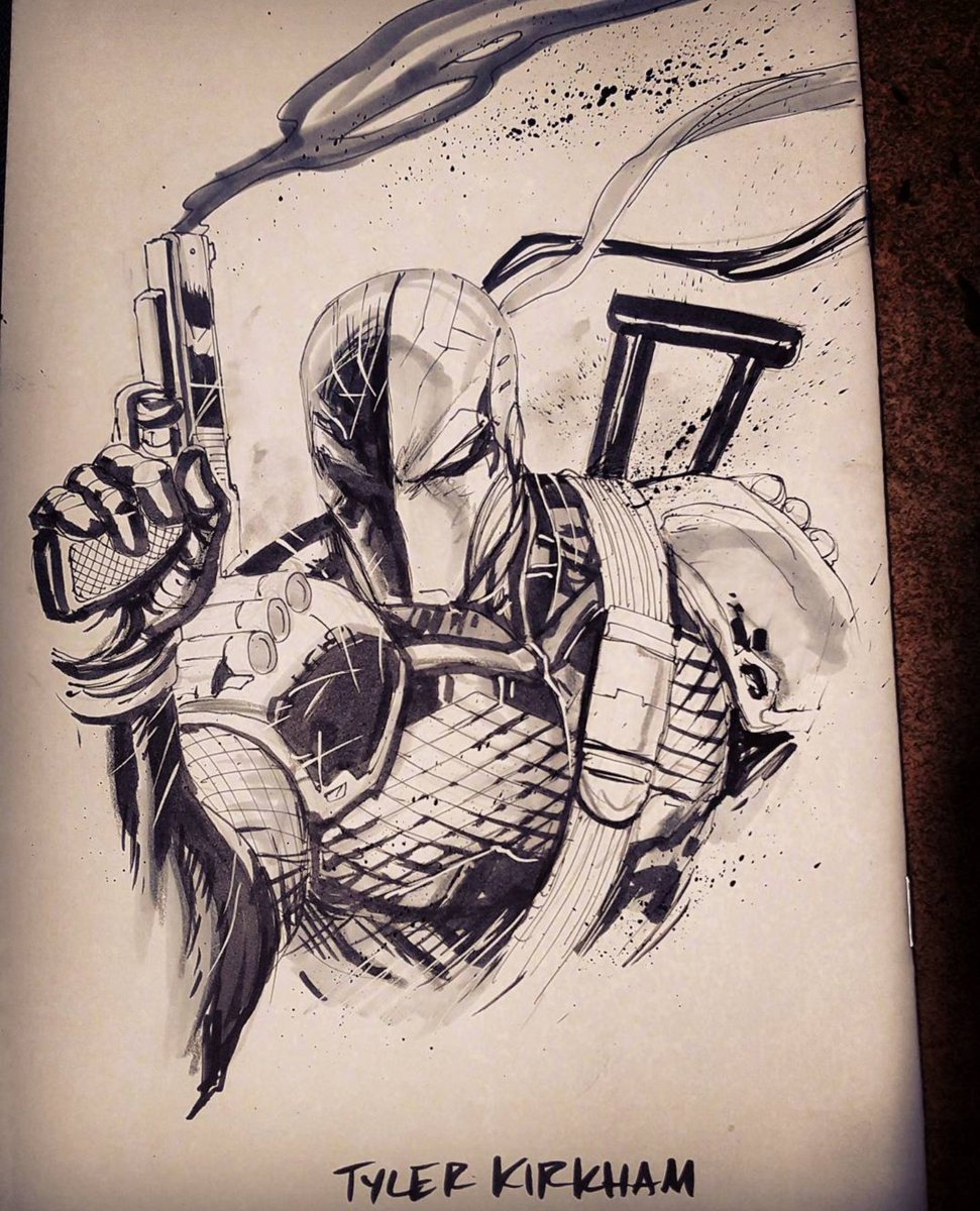 971x1200 tyler kirkham on twitter - Deathstroke Drawing