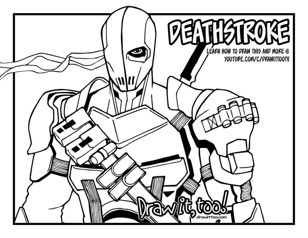 1024x791 Deathstroke - Deathstroke Drawing