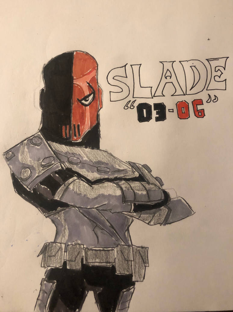 774x1033 Deathstroke Artdrawing - Deathstroke Drawing