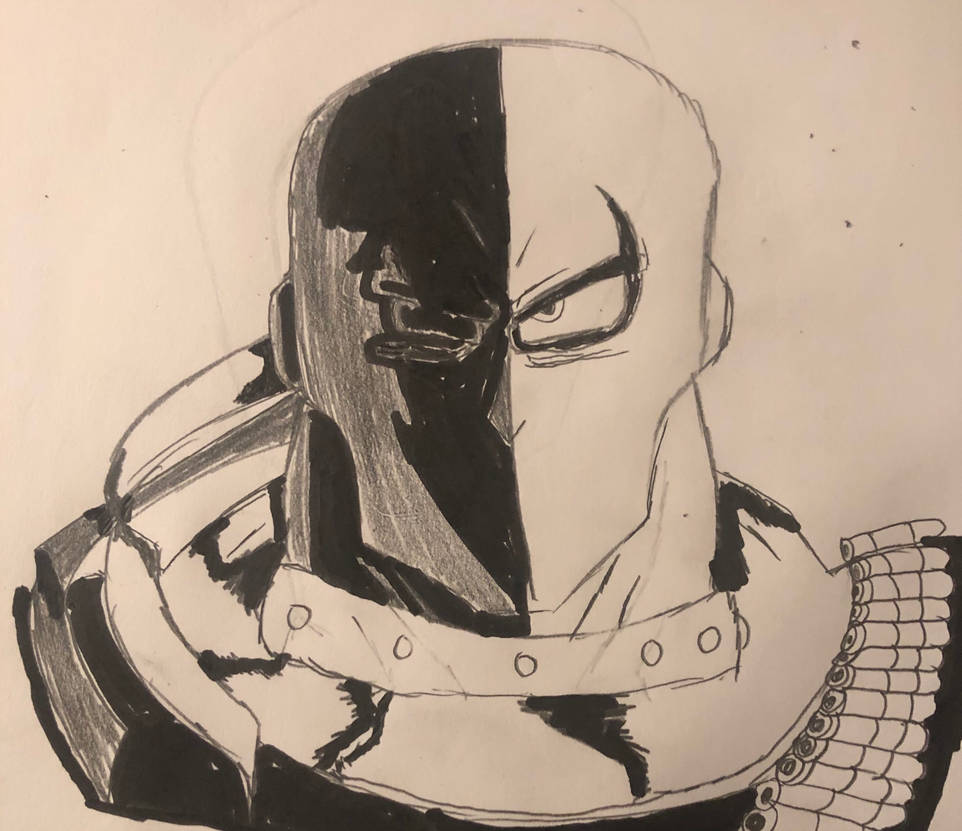 962x831 Deathstroke Artdrawing - Deathstroke Drawing