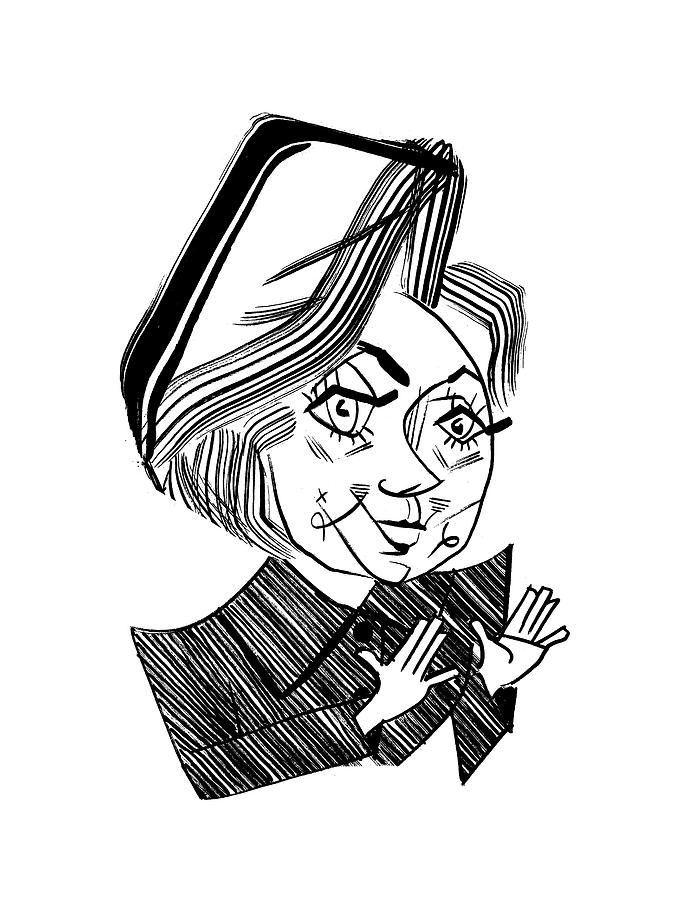 674x899 hillary clinton debate drawing - Debate Drawing