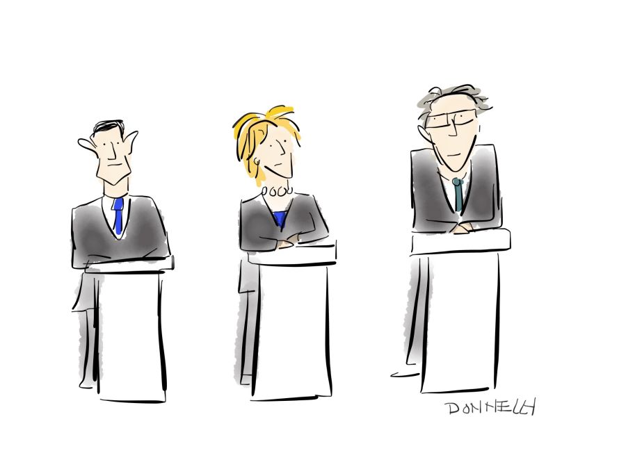 900x675 live drawing the democratic debate in south carolina liza - Debate Drawing
