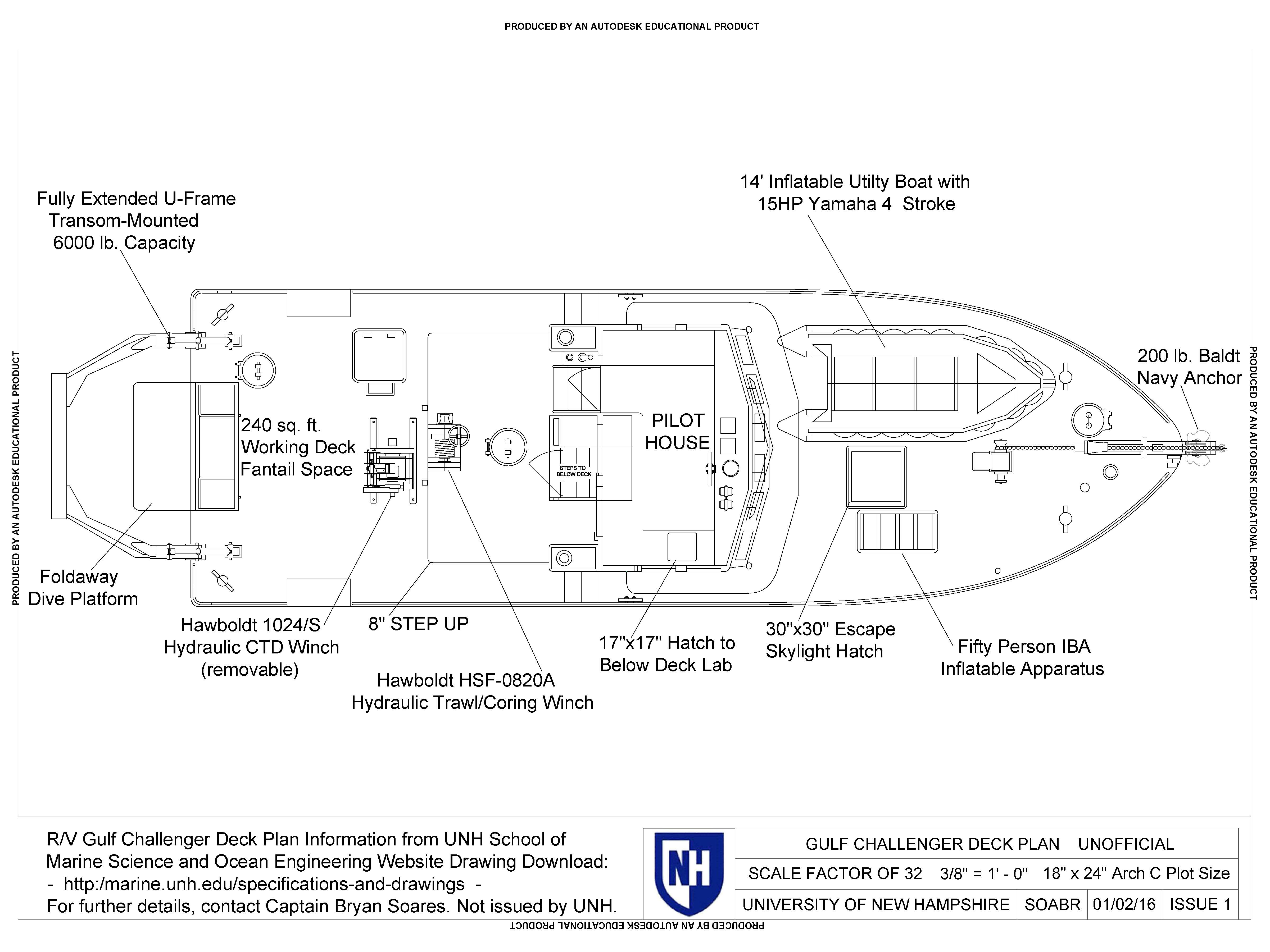 4800x3600 specifications and drawings school of marine science and ocean - Deck Drawings