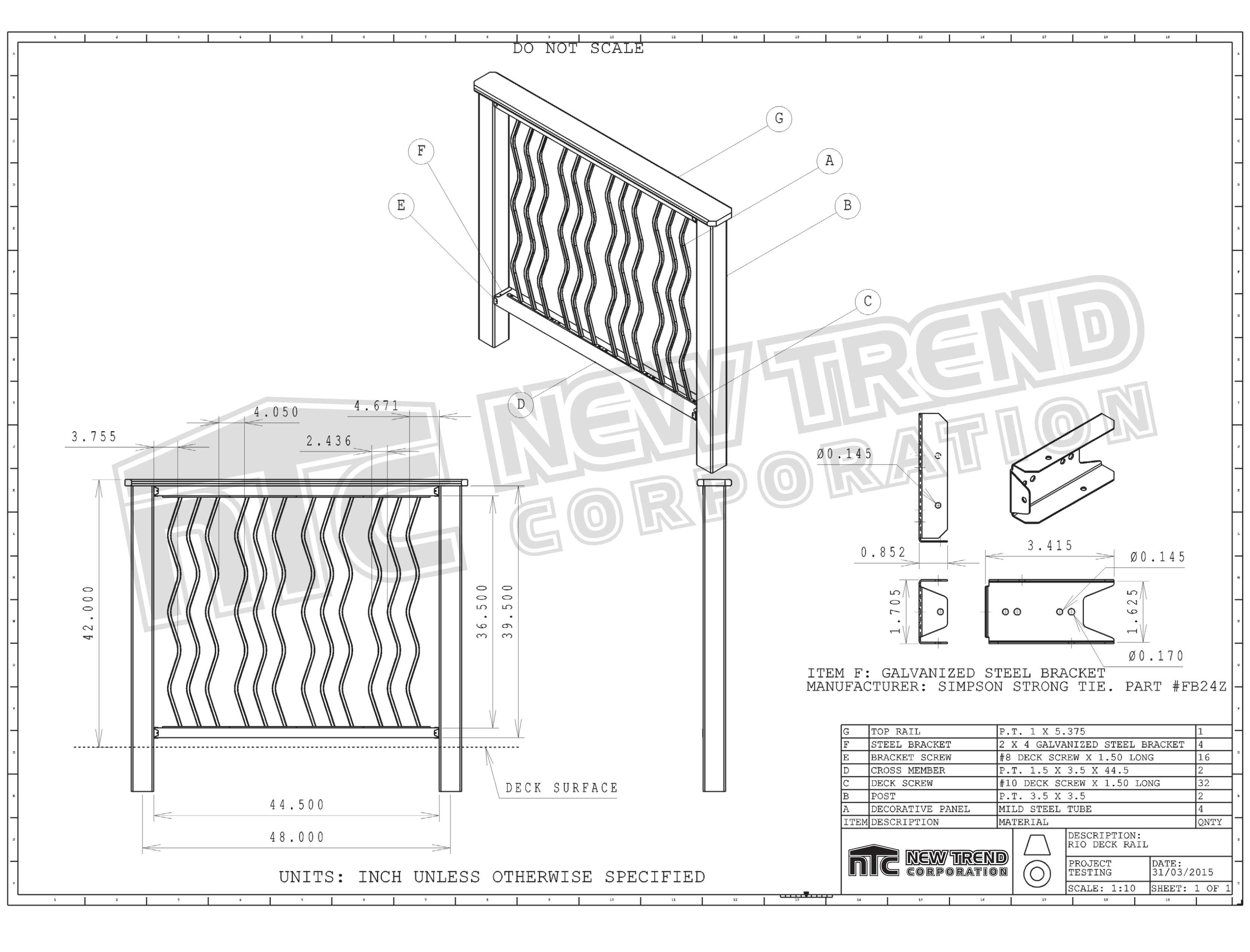 3342x2546 deck, stair railing drawings new trend fencing - Deck Drawings