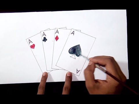 480x360 how to draw playing cards - Deck Of Cards Drawing