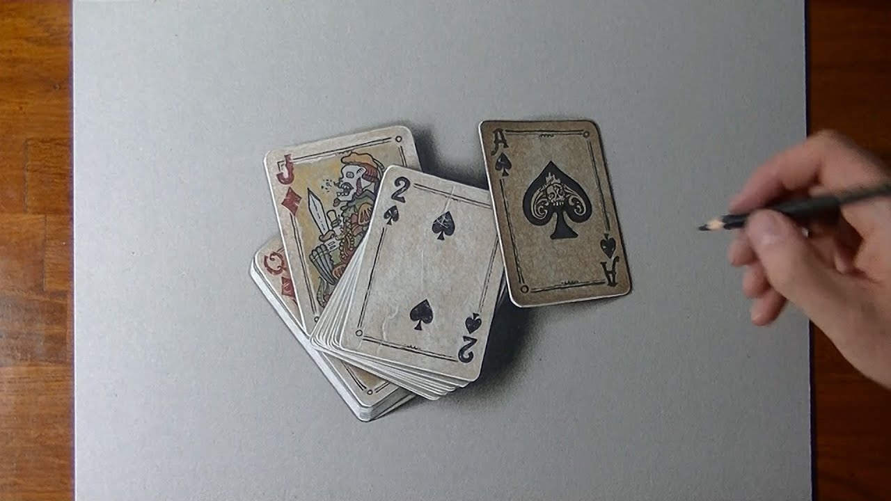 1280x720 red dead redemption's playing cards drawing - Deck Of Cards Drawing