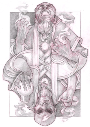 300x426 Wylie Beckert Playing Card Illustration + Fine Art - Deck Of Cards Drawing