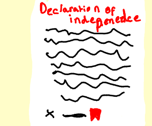 300x250 declaration of independence drawing - Declaration Of Independence Drawing