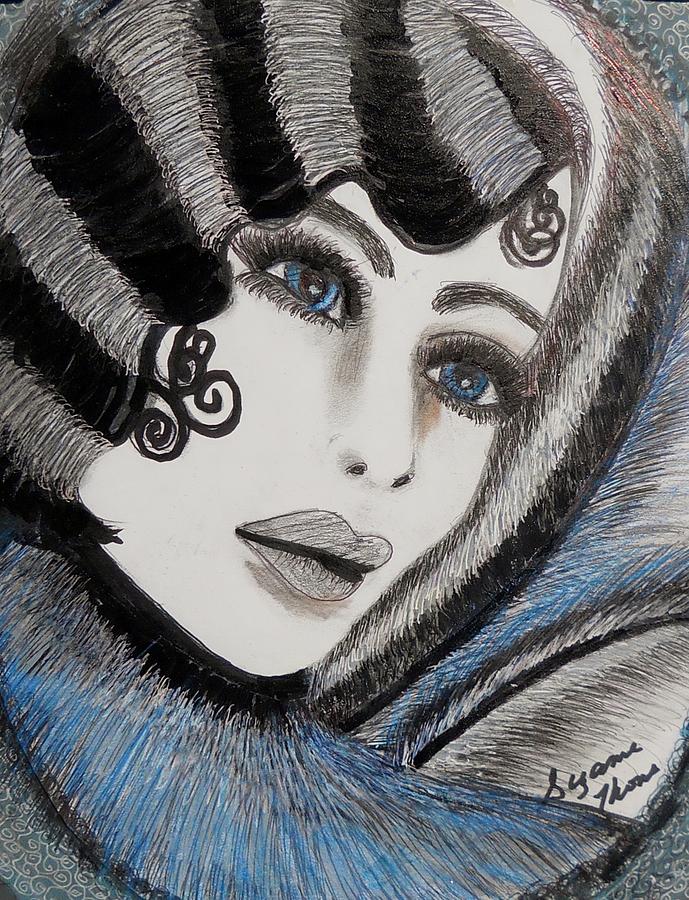 689x900 sandy art deco drawing - Deco Drawing