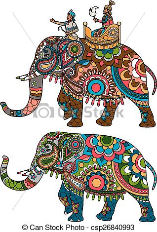 318x470 Indian Elephant Indian Decorated Elephant With Rider Maharaja - Decorated Elephant Drawing