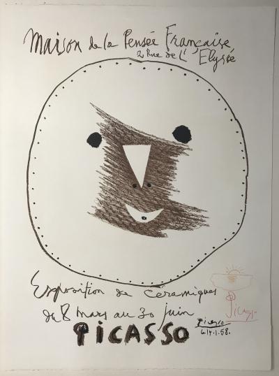 400x538 Pablo Picasso - Dedication Drawing