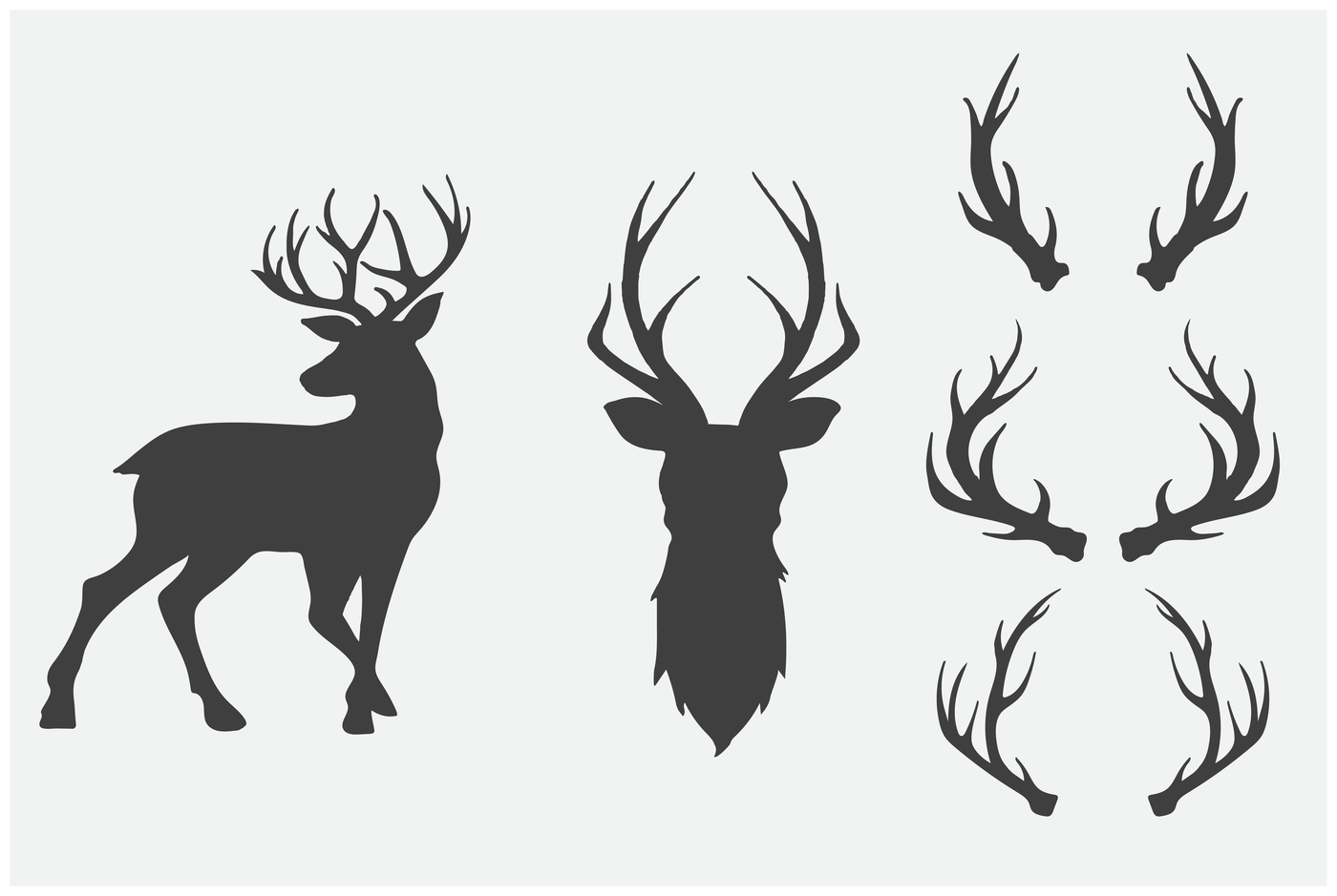 1400x939 horns drawing deer antler for free download - Deer Antlers Drawing