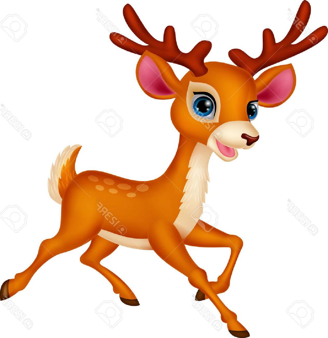 1261x1300 Top Cute Deer Cartoon Running Drawing - Deer Cartoon Drawing
