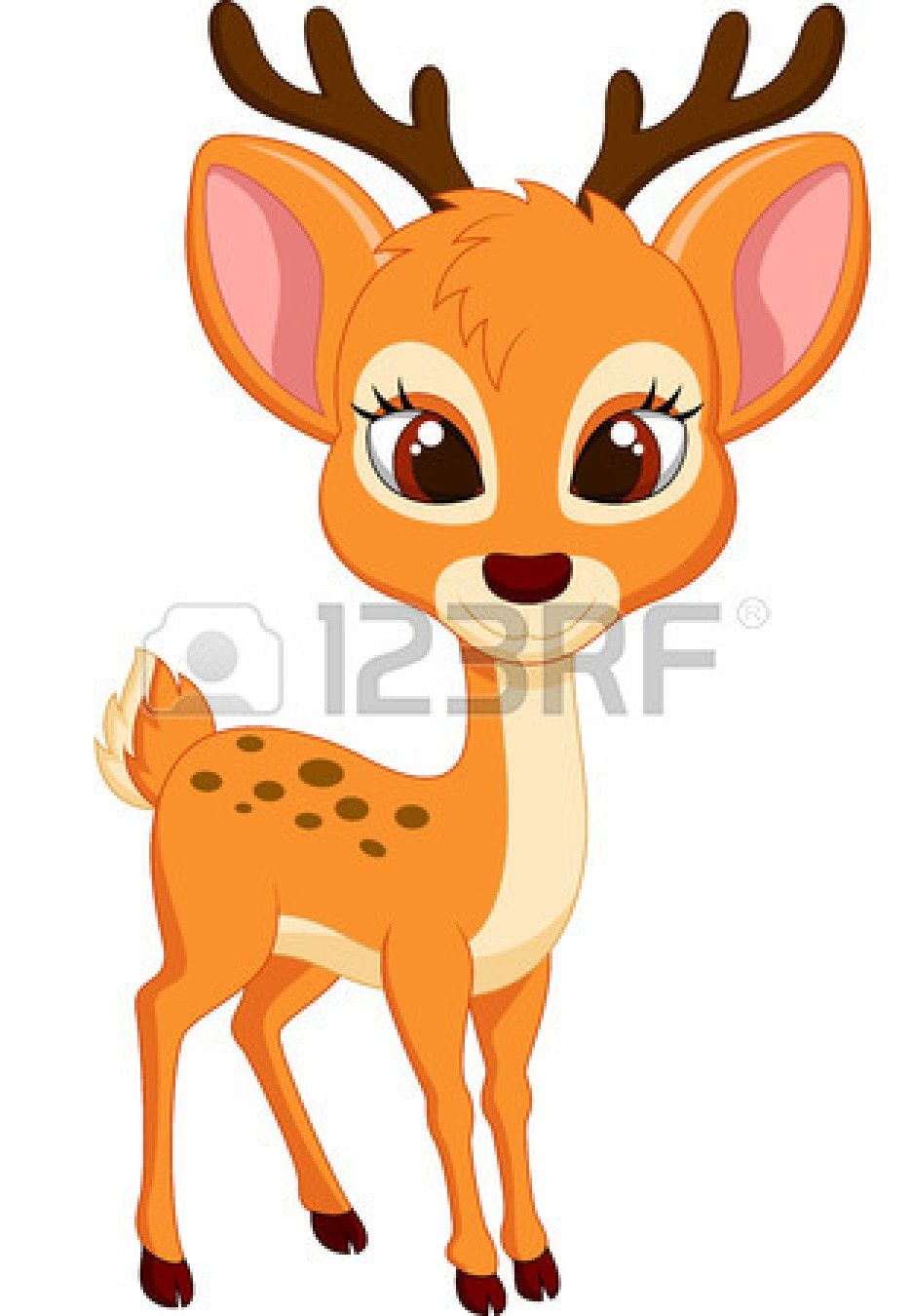 936x1350 Cute Deer Cartoon Card Ideas Cartoon Drawings Of Animals, Deer - Deer Cartoon Drawing