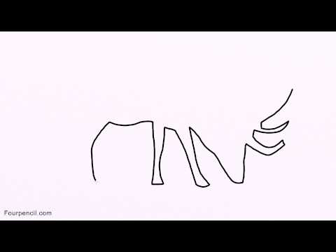 480x360 How To Draw Deer Easy Drawing For Kids Step - Deer Drinking Water Drawing