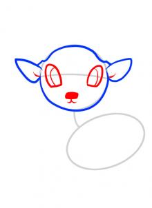 220x302 How To Draw How To Draw A Deer For Kids - Deer Eyes Drawing