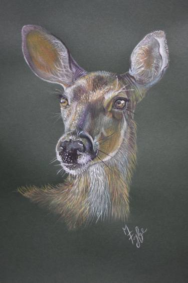 375x563 Sparkling Eyes Drawing - Deer Eyes Drawing