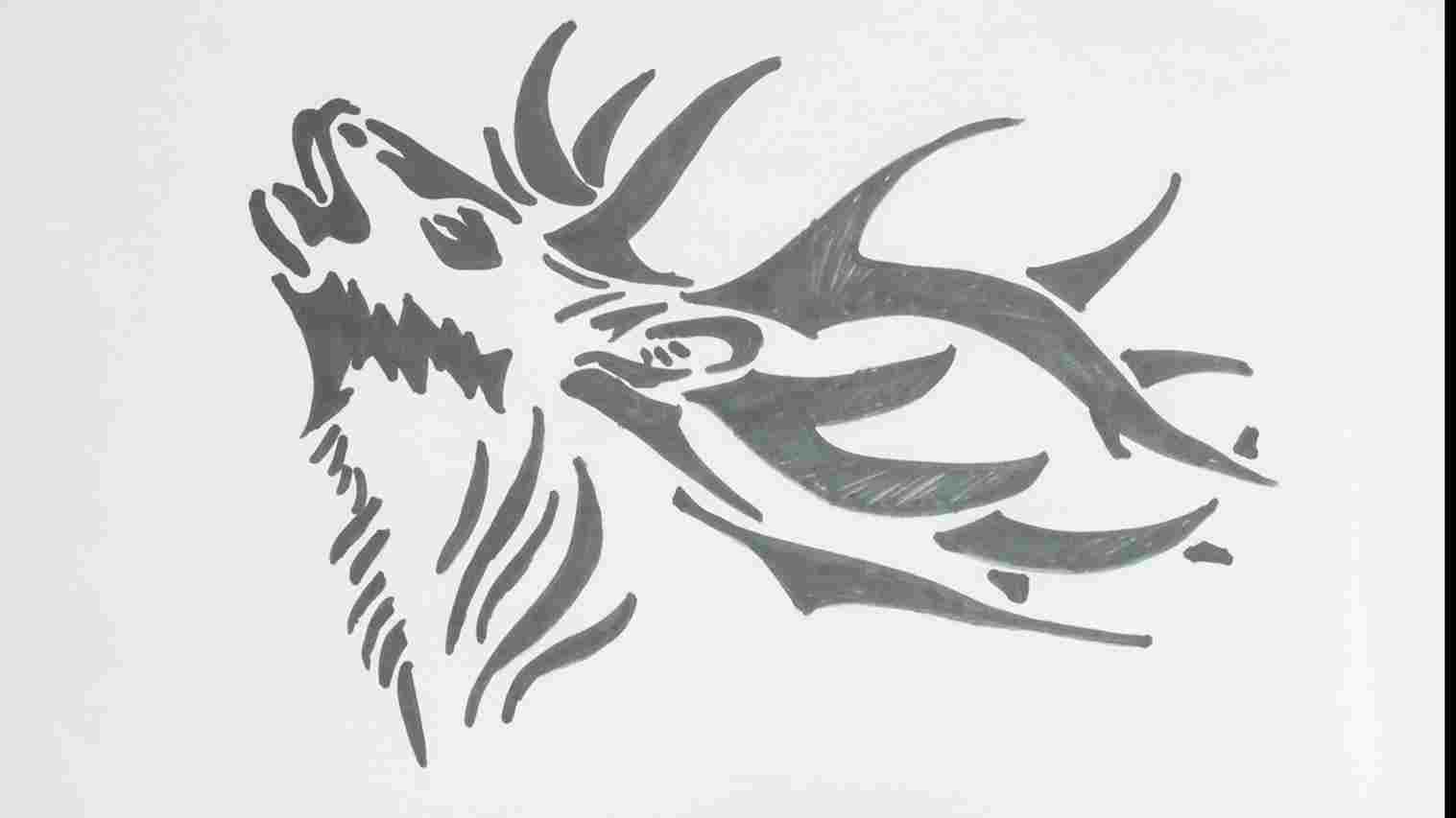 1517x853 A Stag Step Forest Animals Rhdragoartcom How Deer Face Pencil - Deer Face Drawing