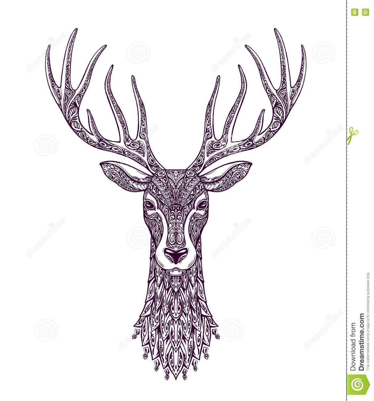1212x1300 Deer Head Drawing Easy - Deer Head Drawing Easy