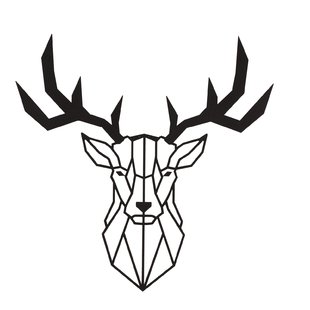 Deer Head Line Drawing at PaintingValley.com | Explore collection of ...