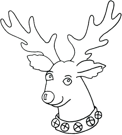 Deer Head Outline Drawing at PaintingValley.com | Explore collection of ...