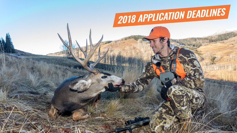 820x461 western hunting application deadlines gohunt - Deer Hunting Drawings