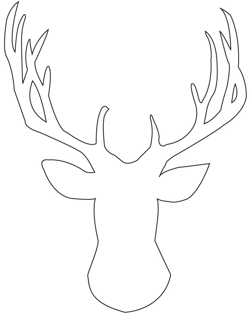Deer Outline Drawing at PaintingValley.com | Explore collection of Deer ...