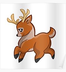 210x230 Adorable Deer Drawing Posters Redbubble - Deer Pictures Drawing