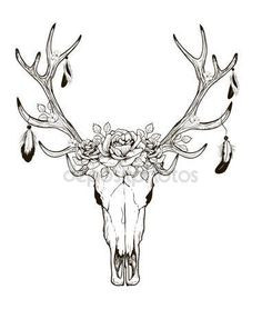 236x278 deer skull drawing earth clipart fresh image result for deer skull - Deer Skull Drawing Easy